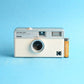 Kodak EKTAR H35 Film Camera | Half Frame 35mm | Tested & Working | White & Silver