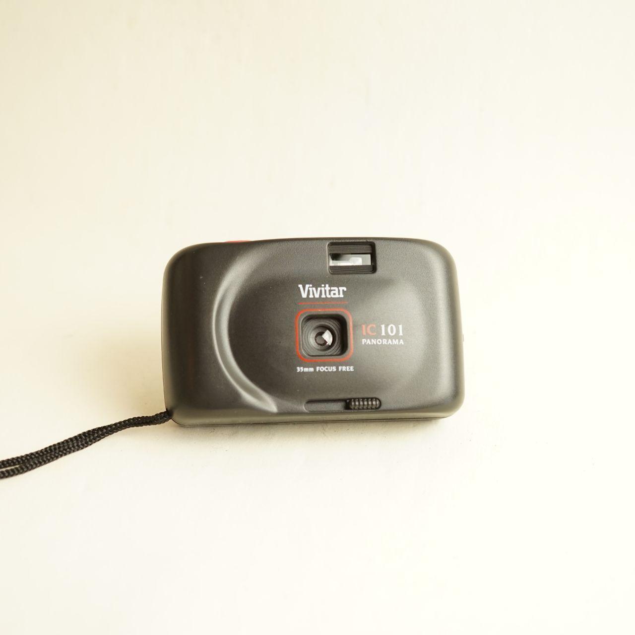Vivitar IC 101 Panorama Film Camera | 35mm Point & Shoot | Tested & Working | Black