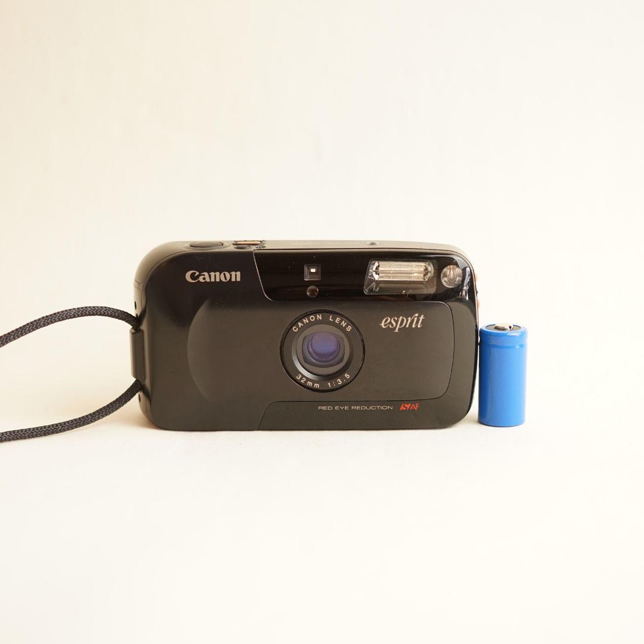 Canon Esprit Film Camera | 35mm Point & Shoot | Tested & Working | Black