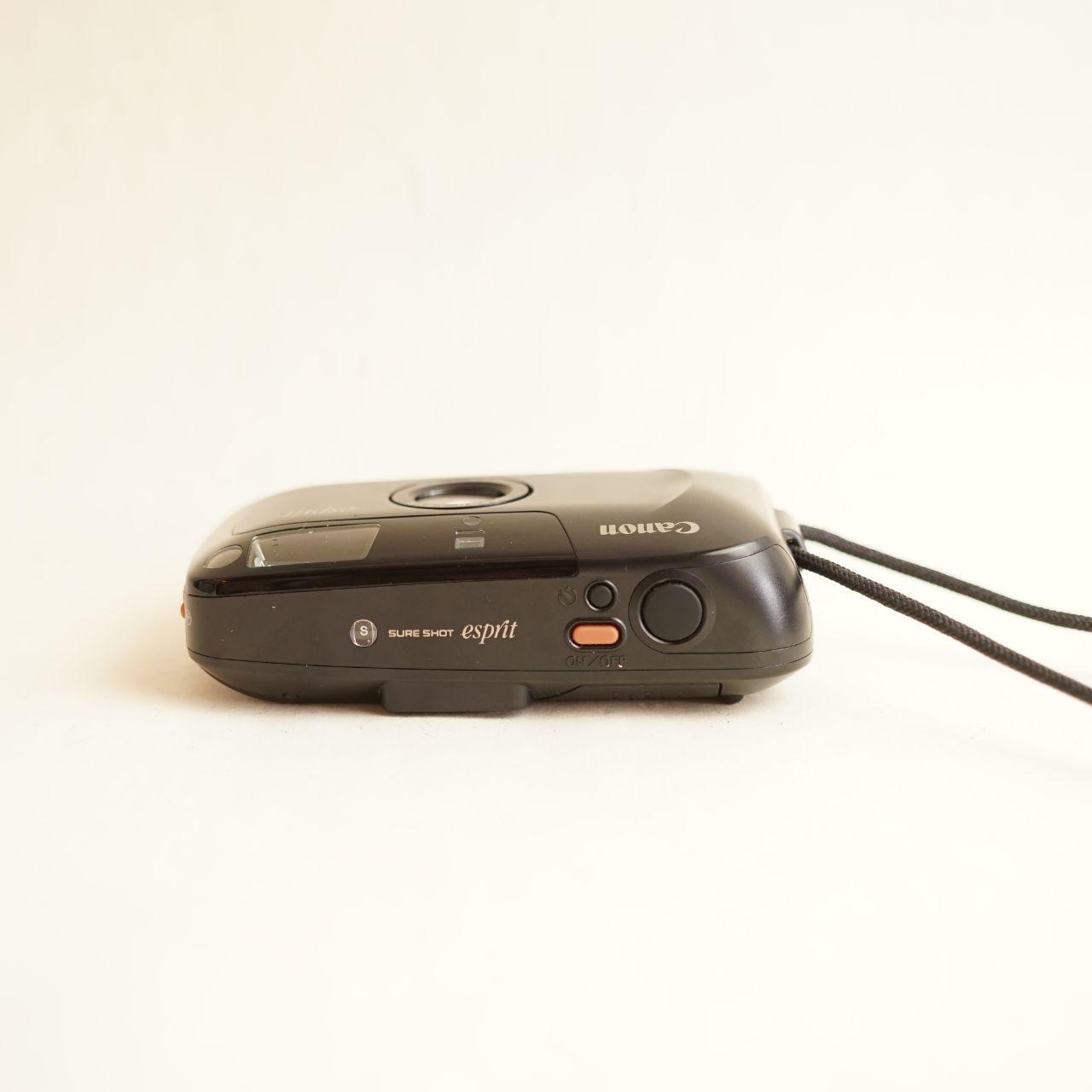 Canon Esprit Film Camera | 35mm Point & Shoot | Tested & Working | Black