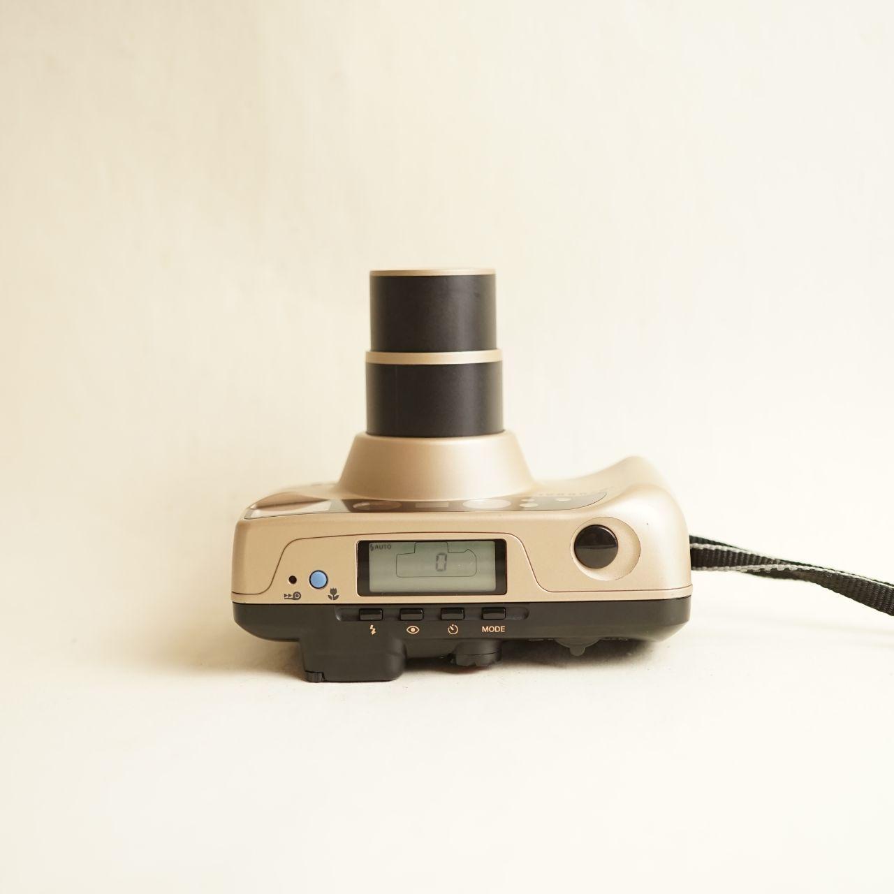 Hyundai Hyper 120 Zoom Film Camera | 35mm Point & Shoot | Tested & Working | Gold