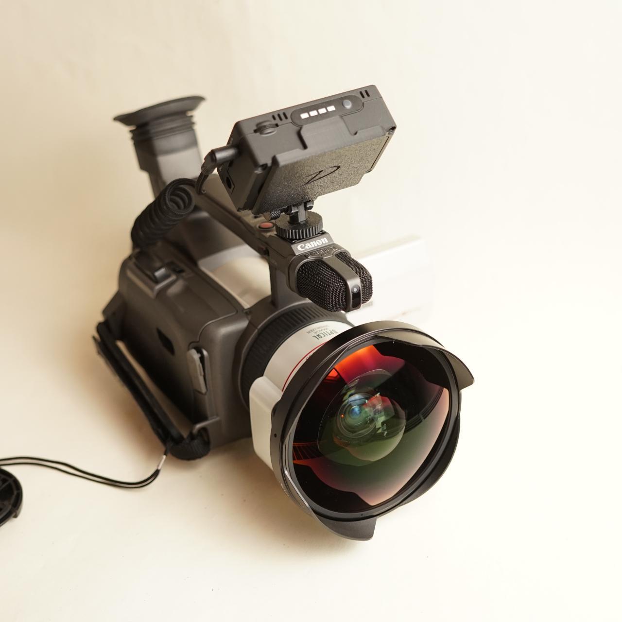 Canon GL1 Digital Camcorder | Tapeless Setup + Fisheye Lens | Tested & Working | Silver