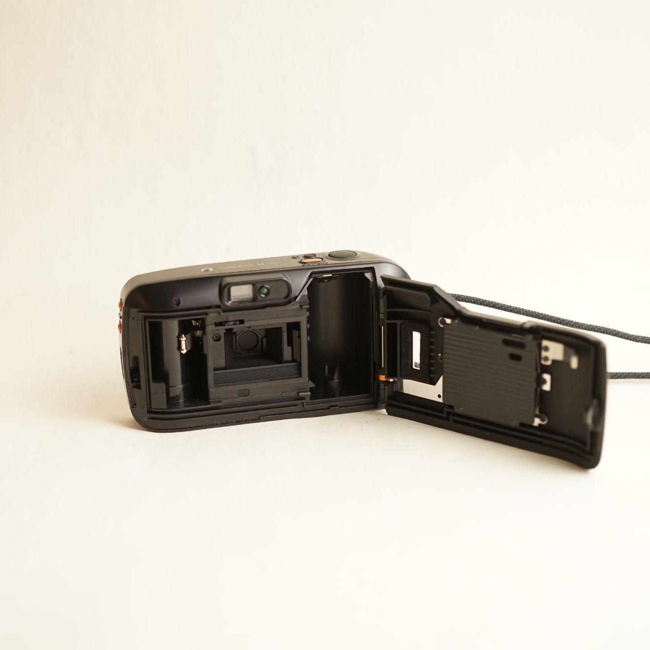 Canon Sure Shot M Film Camera | 35mm Point & Shoot | Tested & Working | Black