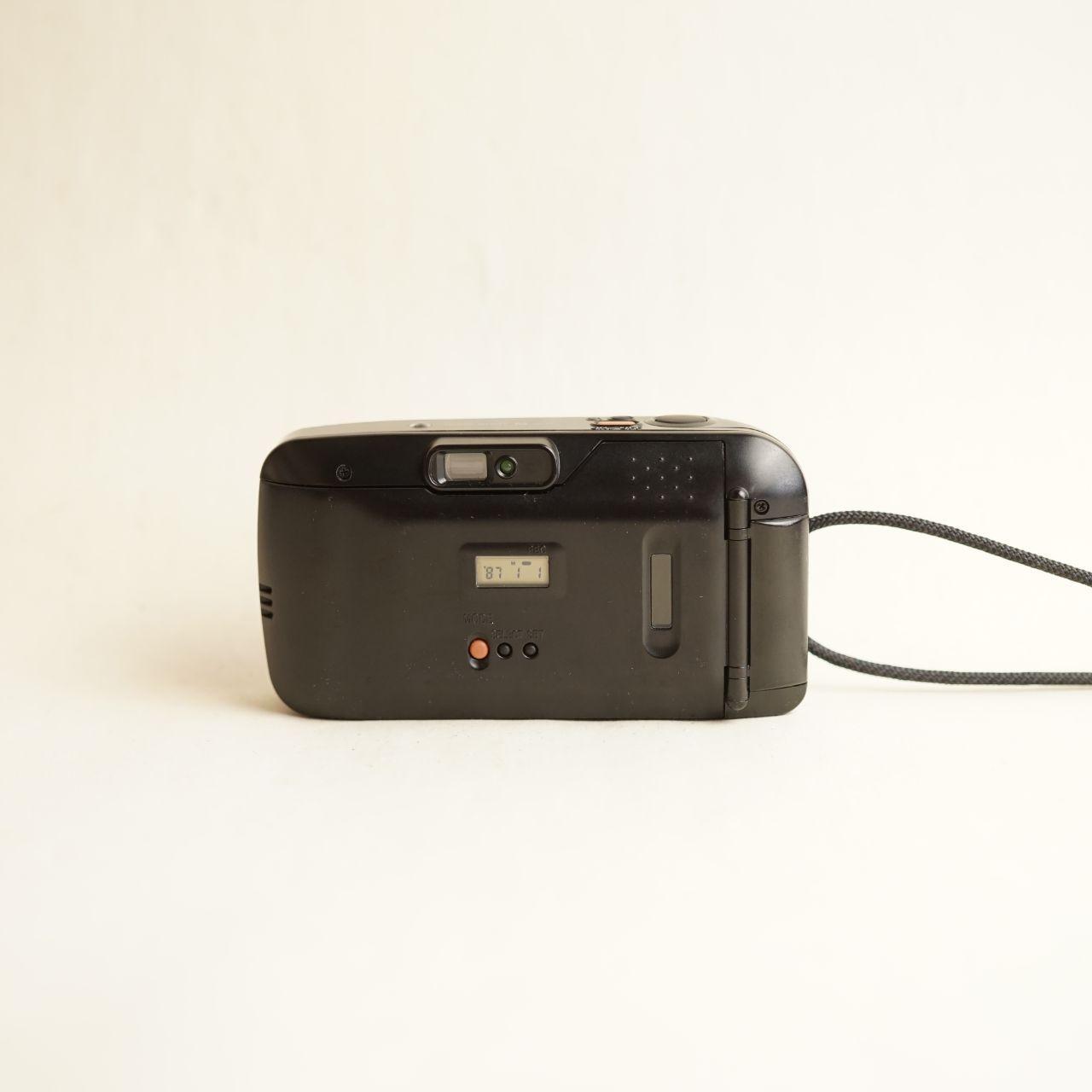 Canon Sure Shot M Film Camera | 35mm Point & Shoot | Tested & Working | Black