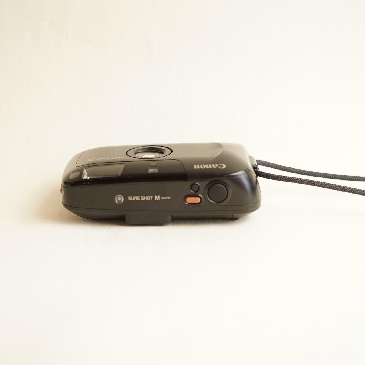 Canon Sure Shot M Film Camera | 35mm Point & Shoot | Tested & Working | Black
