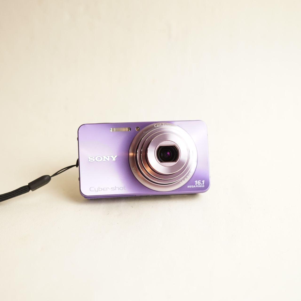 Sony Cyber-shot DSC-W570 Digital Camera | 16.1MP | Tested & Working | Purple