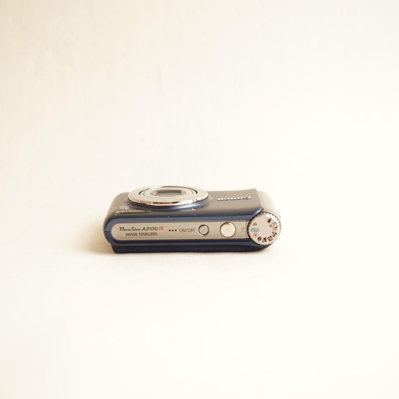 Canon PowerShot A3100 IS Digital Camera | 12.1MP | Tested & Working | Blue