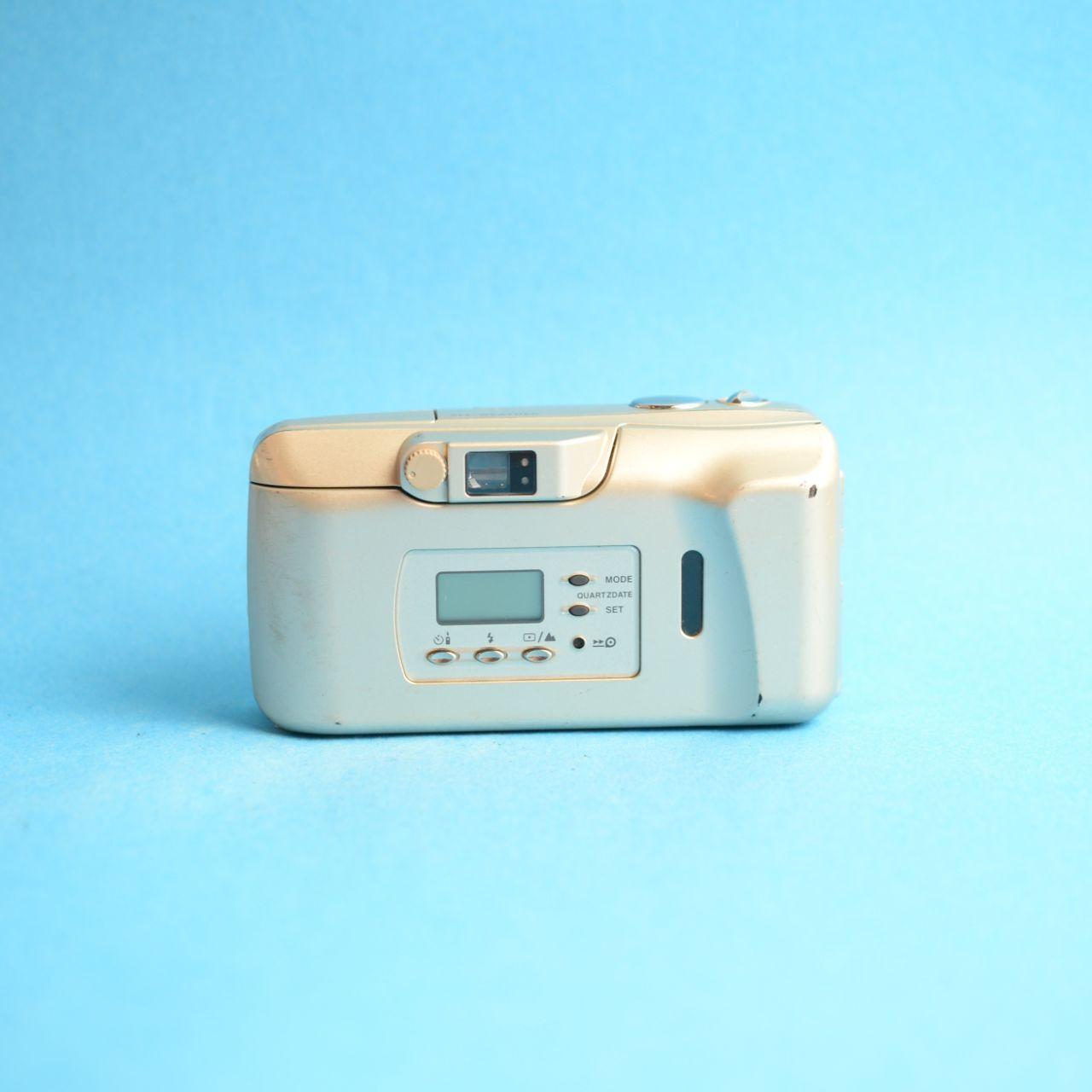 Olympus Stylus 150 Film Camera | 35mm Point & Shoot | Tested & Working | Gold
