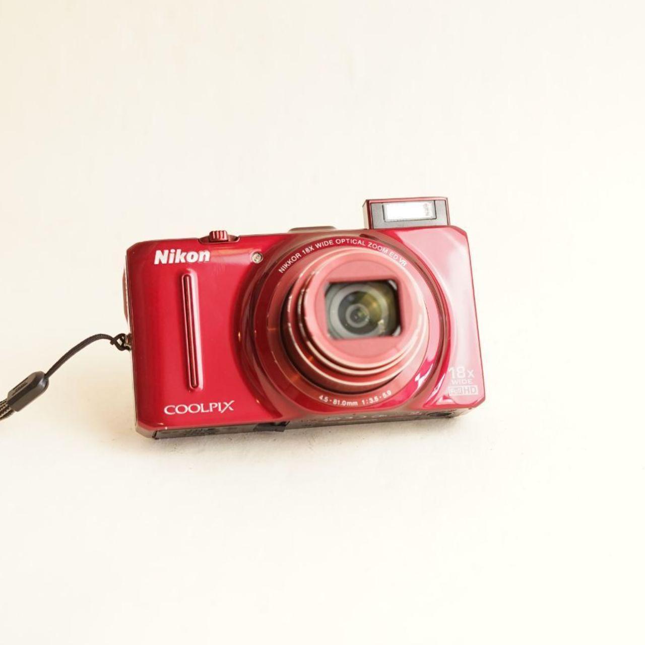 Nikon Coolpix S9300 Digital Camera | 16MP | Tested & Working | Red