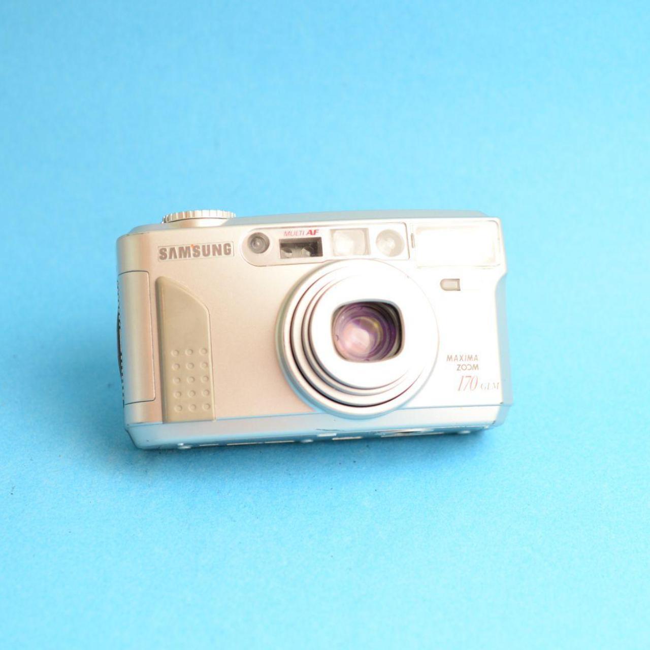 Samsung Maxima Zoom 170 GLM Film Camera | 35mm Point & Shoot | Tested & Working | Silver