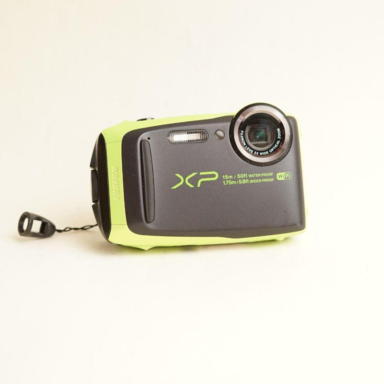 Fujifilm FinePix XP90 Digital Camera | 16.4MP | Tested & Working | Grey & Green