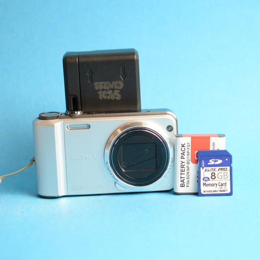 Sony Cyber-shot DSC-H70 Digital Camera | 16.1MP | Tested & Working | Silver