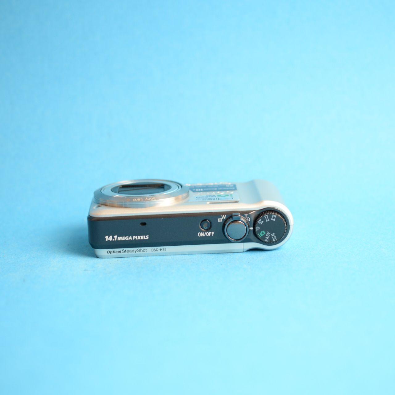 Sony Cyber-shot DSC-H55 Digital Camera | 14.1MP | Tested & Working | Silver