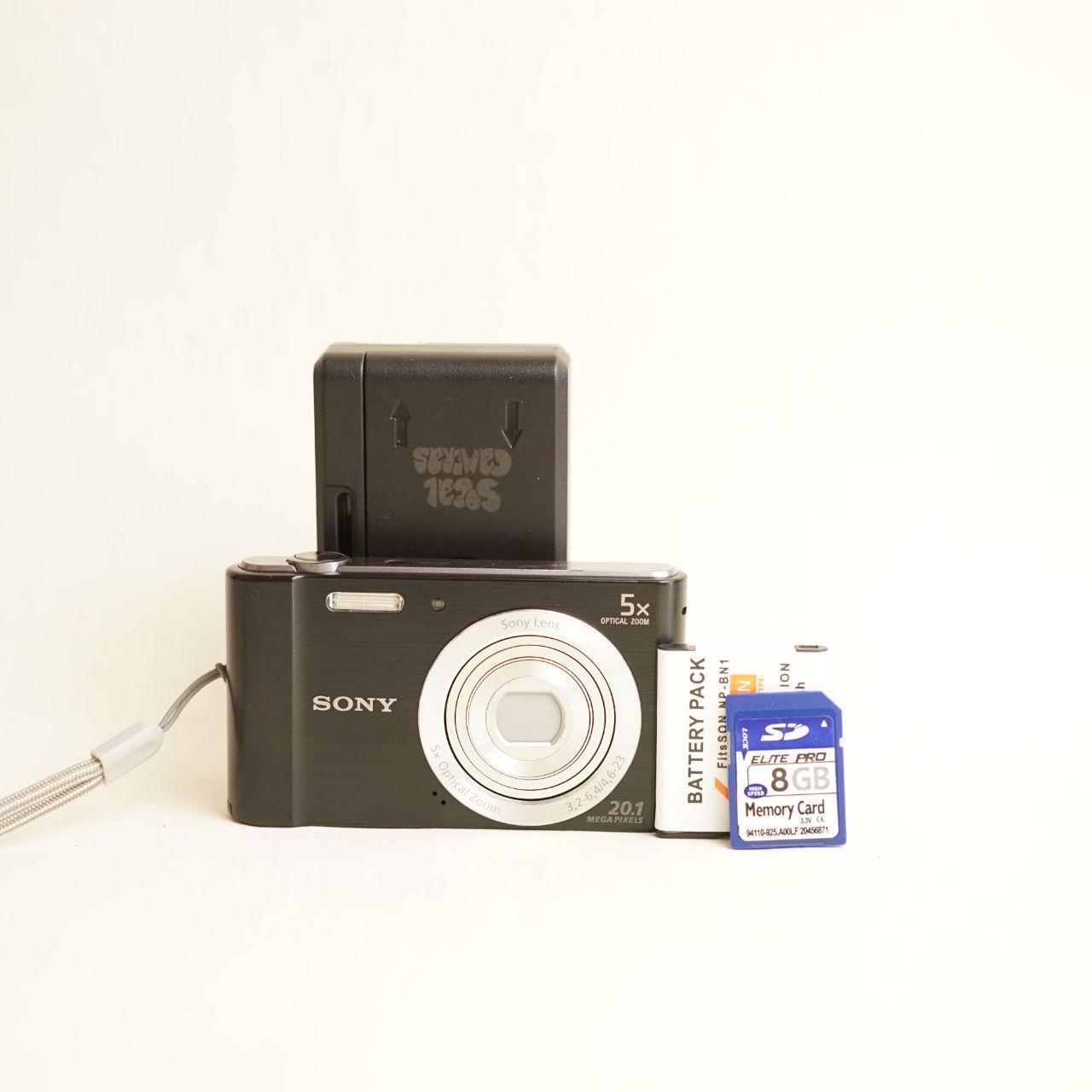 Sony Cyber-shot DSC-W800 Digital Camera | 20.1MP | Tested & Working | Black