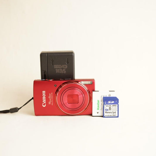 Canon PowerShot ELPH 150 IS Digital Camera | 20.0MP | Tested & Working | Red