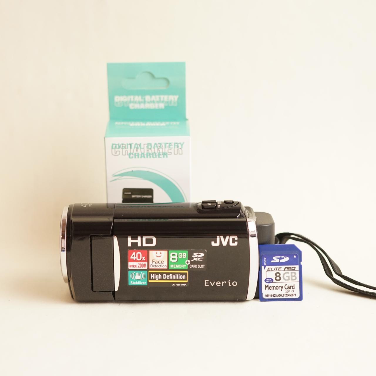 JVC Everio GZ-HM50BU Digital Camcorder | HD Video | Tested & Working | Black
