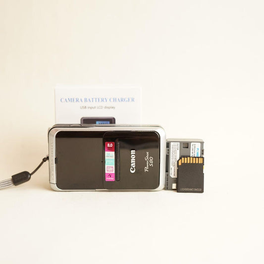 Canon PowerShot S80 Digital Camera | 8MP | Tested & Working | Black