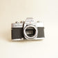 Minolta SRT 200 Film Camera | FULL CLA | 35mm SLR | Read Description | Silver & Black