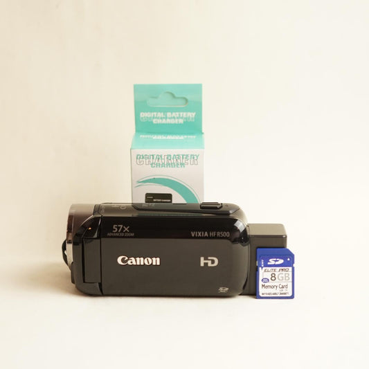 Canon VIXIA HF R500 Digital Camcorder | Full HD | Tested & Working | Black