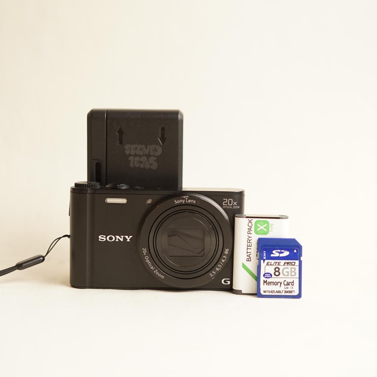 Sony Cyber-shot DSC-WX350 Digital Camera | 18.2MP | Tested & Working | Black