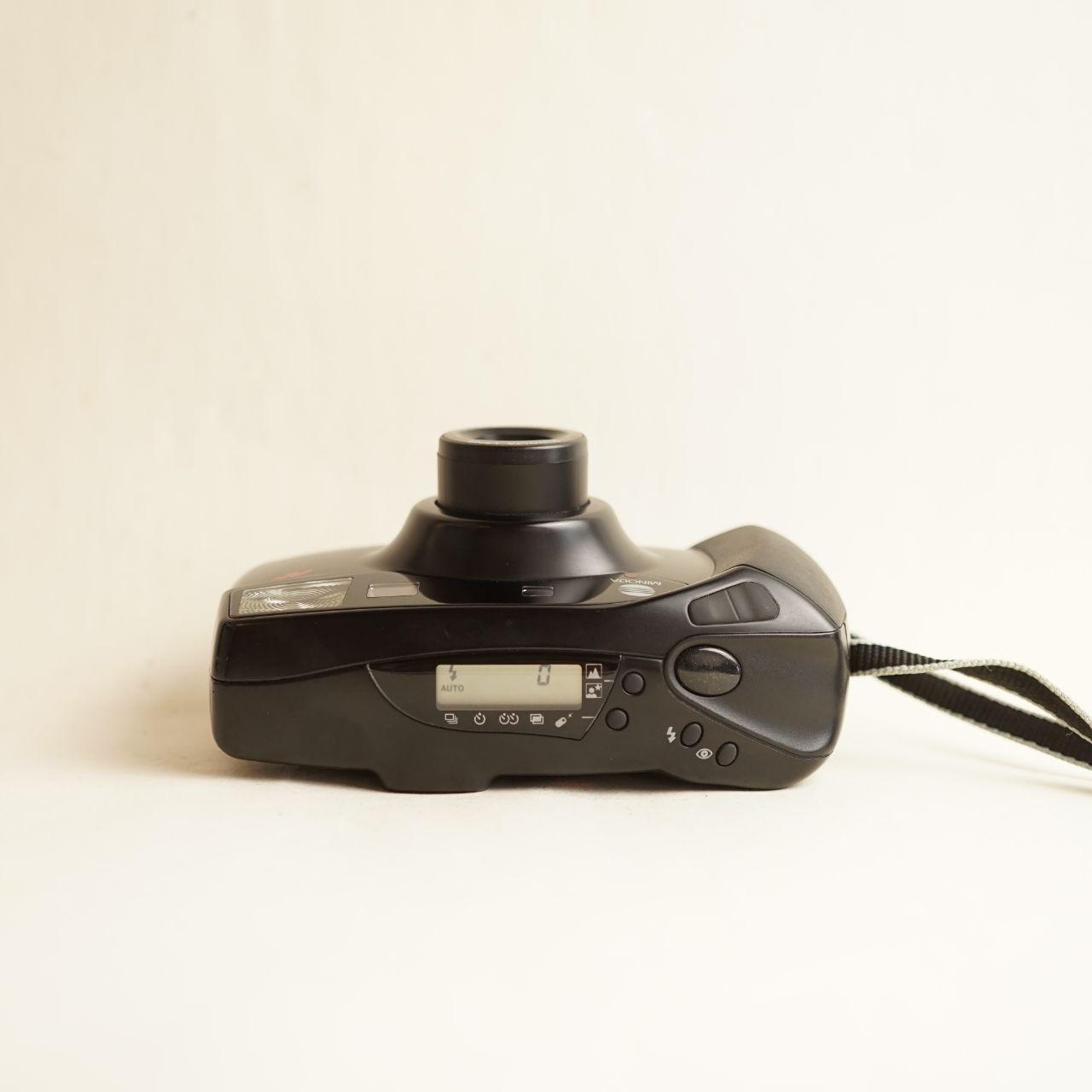 Minolta Freedom Zoom 90EX QD Film Camera | 35mm Point & Shoot | Tested & Working | Black