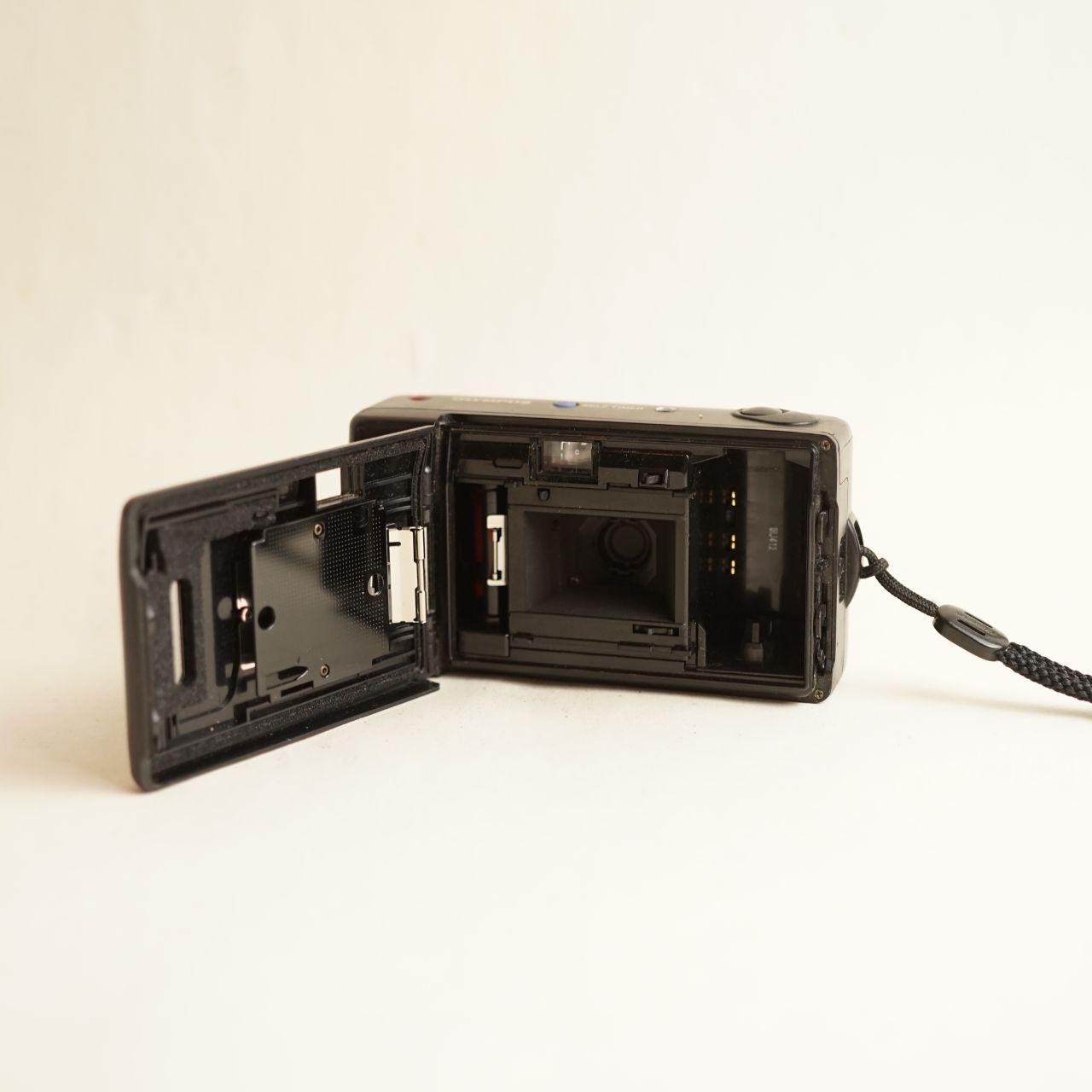Olympus Infinity Jr Film Camera | 35mm Point & Shoot | Tested & Working | Black