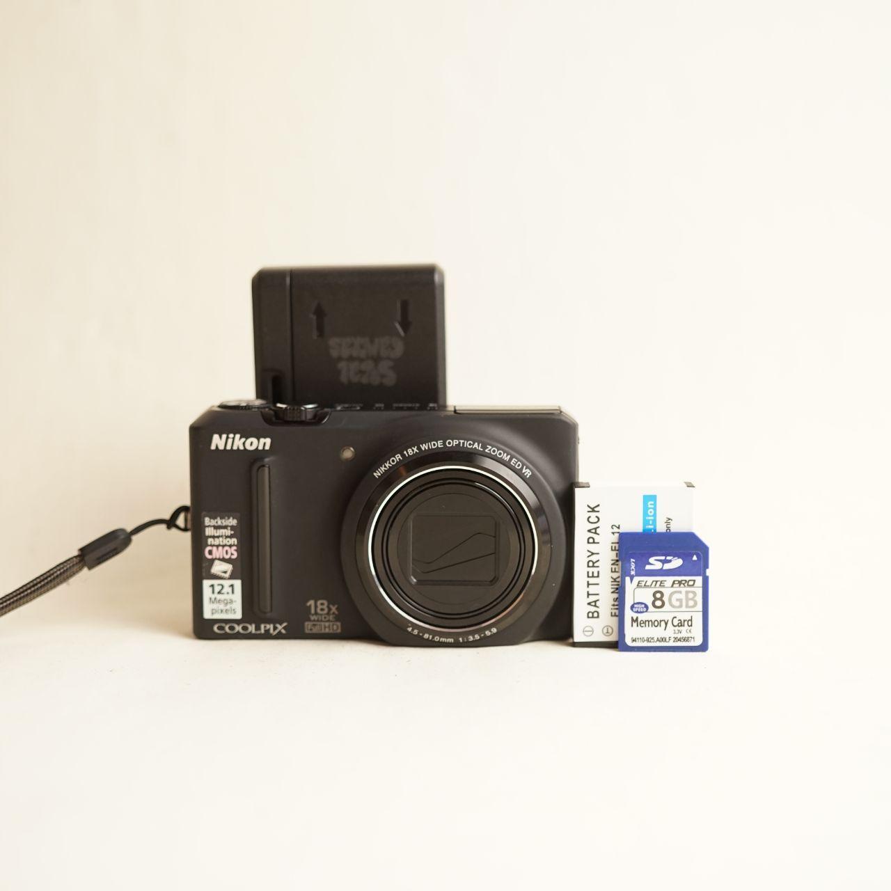 Nikon Coolpix S9100 Digital Camera | 12.1MP | Read Description | Black