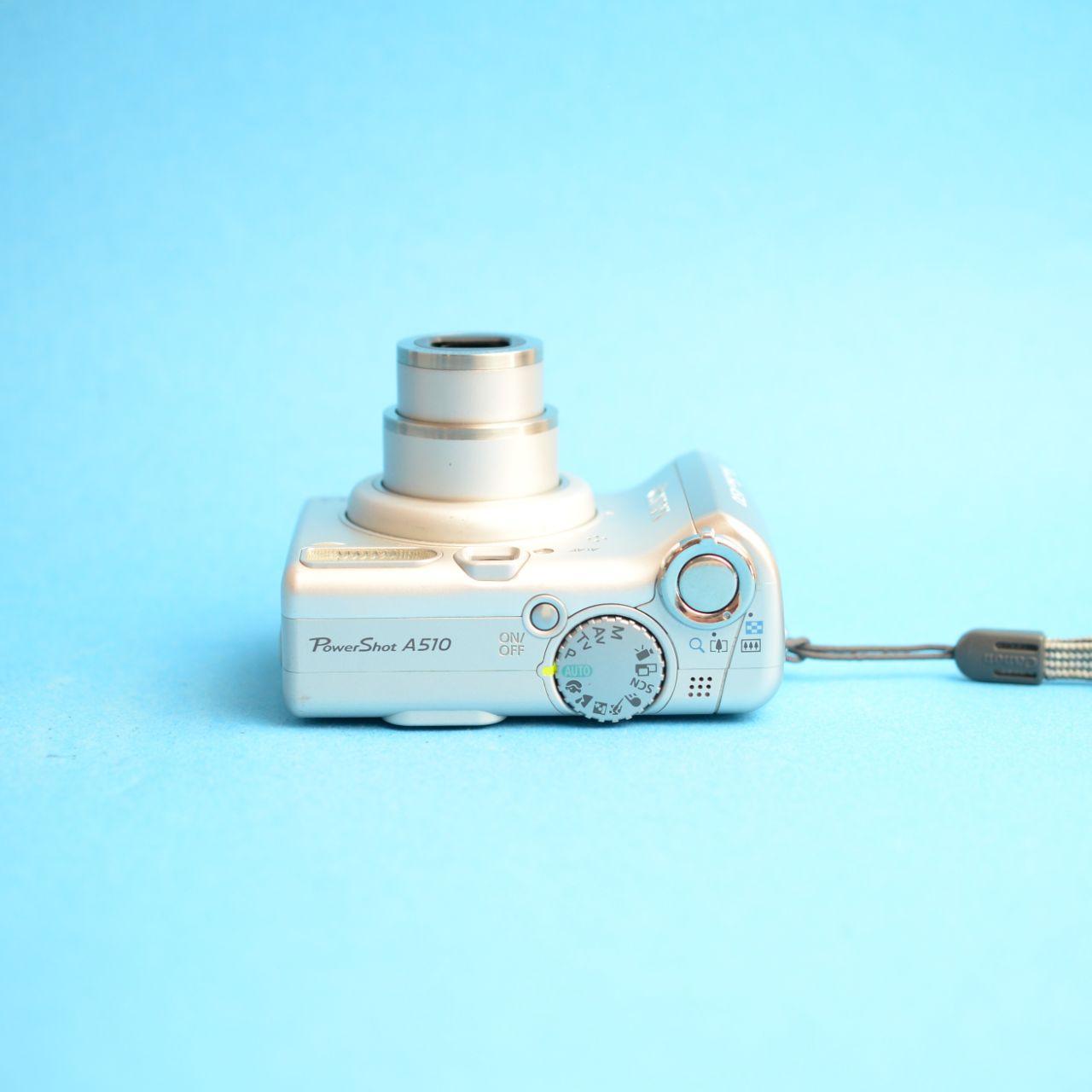 Canon PowerShot A510 Digital Camera | 3.2MP | Tested & Working | Silver
