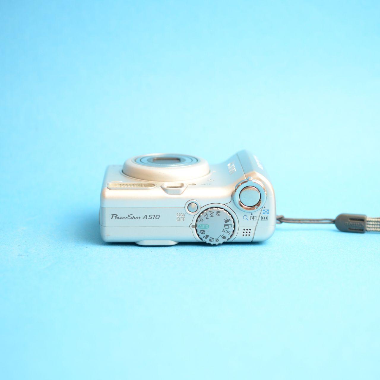 Canon PowerShot A510 Digital Camera | 3.2MP | Tested & Working | Silver