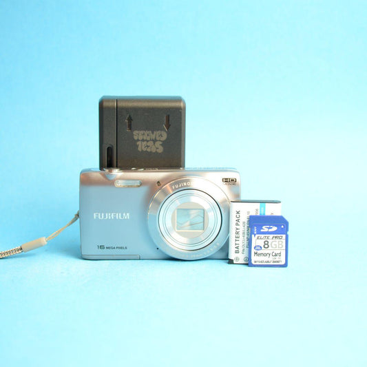 Fujifilm FinePix JZ250 Digital Camera | 16MP | Tested & Working | Silver