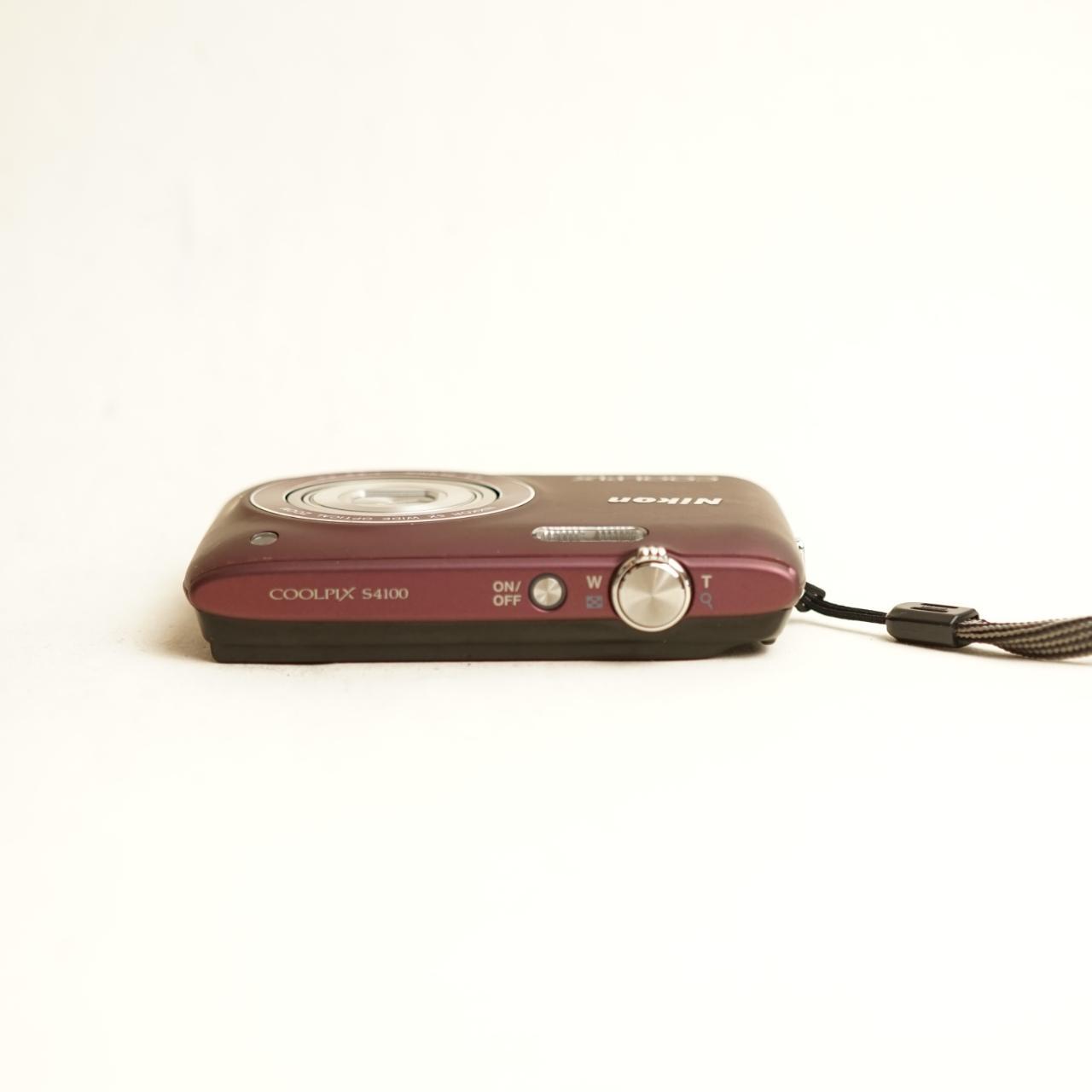 Nikon Coolpix S4100 Digital Camera | 14MP | Read Description | Maroon