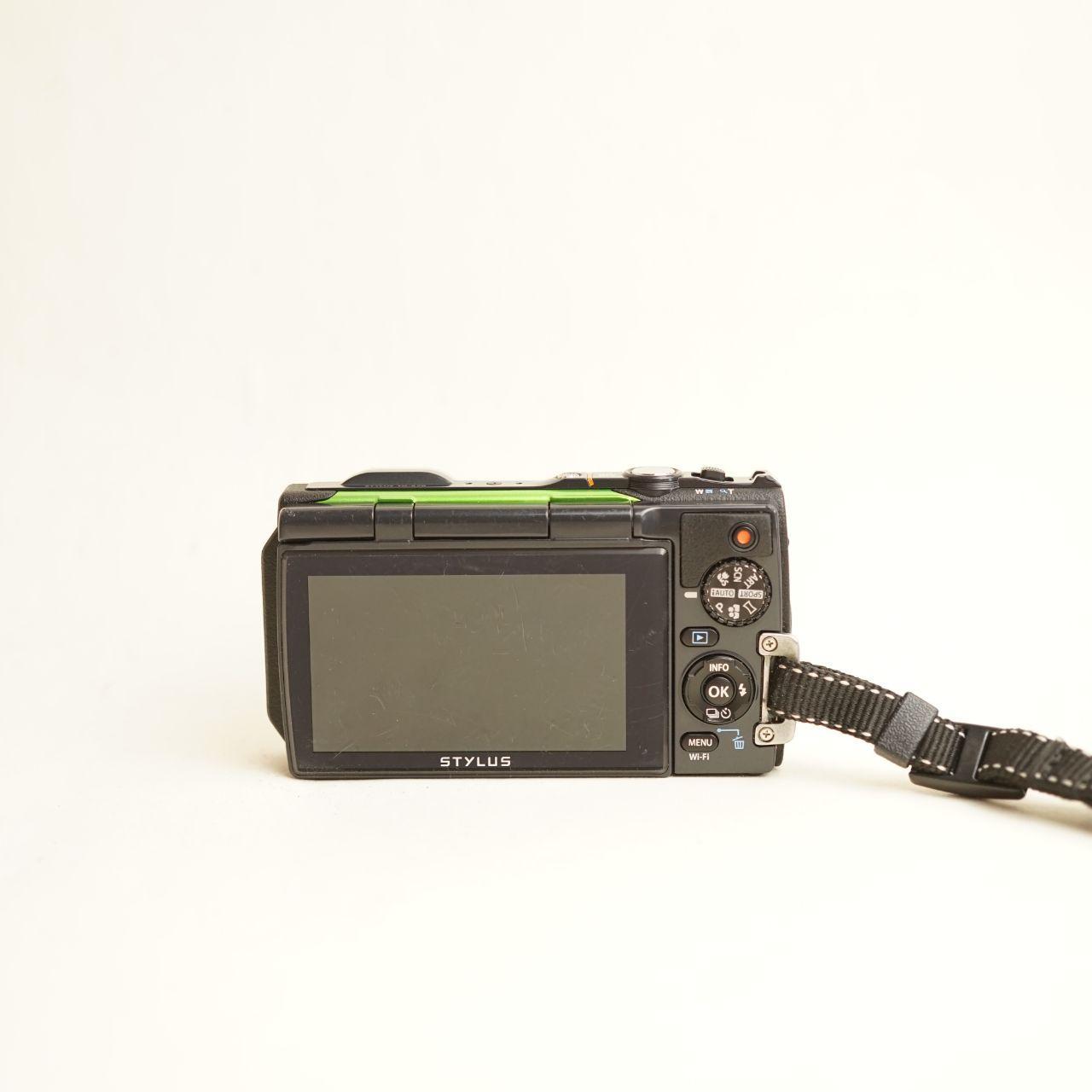 Olympus Stylus TG-870 Digital Camera | 16MP | Tested & Working | Green & Black