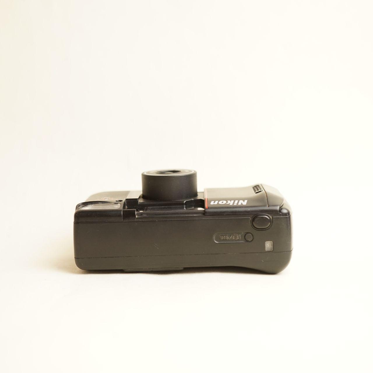Nikon Tele Touch 300 Film Camera | 35mm Point & Shoot | Tested & Working | Black