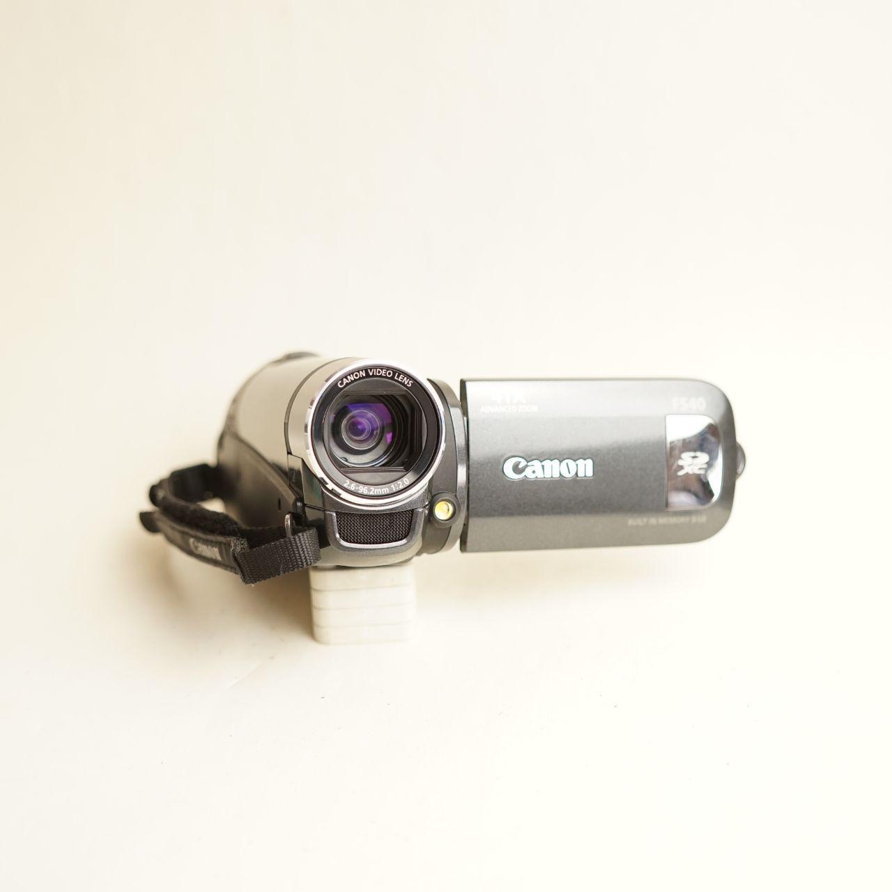 Canon FS40 Digital Camcorder | 37x Optical Zoom | Tested & Working | Grey