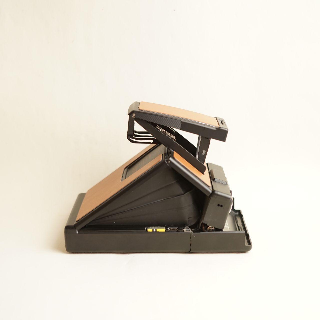 Polaroid SX-70 Land Camera Model 3 | Fully Refurbished Converted for 600 Film | Tested & Working | Black & Tan