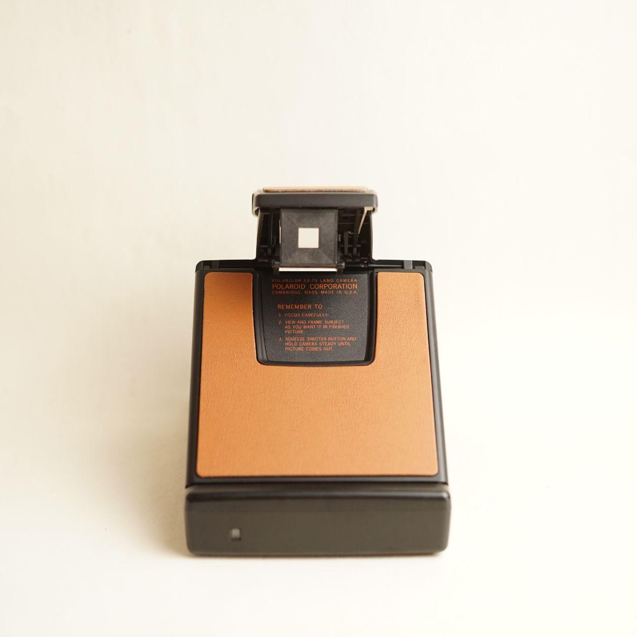 Polaroid SX-70 Land Camera Model 3 | Fully Refurbished Converted for 600 Film | Tested & Working | Black & Tan