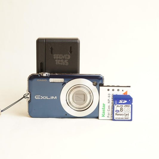 Casio Exilim EX-S10 Digital Camera | 10.1MP | Tested & Working | Blue
