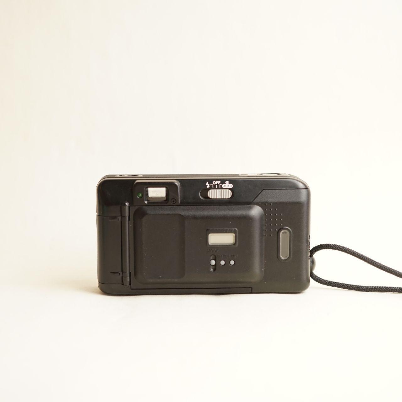 Canon Sure Shot Telemax Date Film Camera | 35mm Point & Shoot | Tested & Working | Black