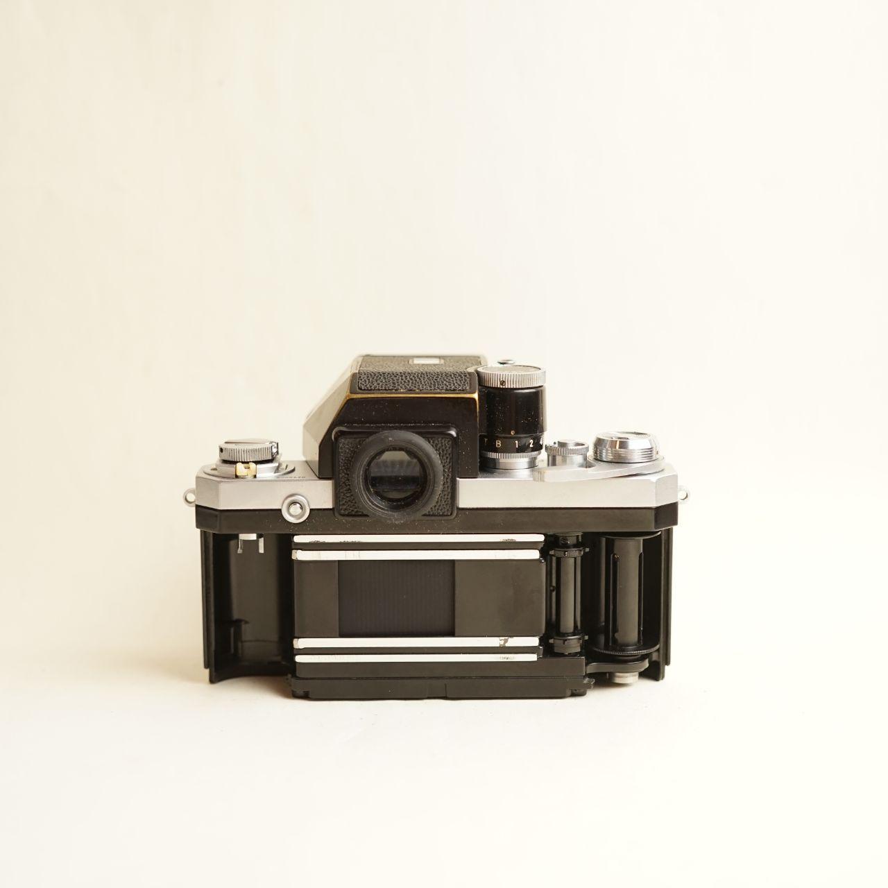 Nikon F SLR Film Camera | FULLY CLA'd | Nikkor-S Auto 50mm f/1.4 Lens | Tested & Working | Silver & Black