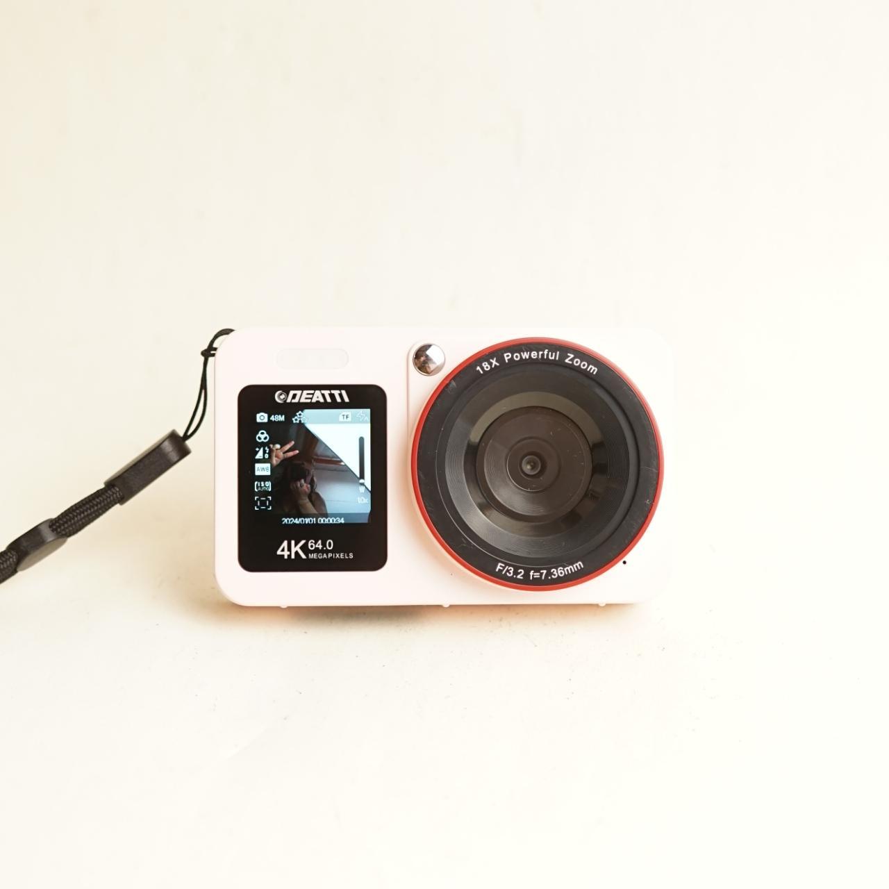 DEATTI CV01 Digital Camera | Tested & Working | Pink