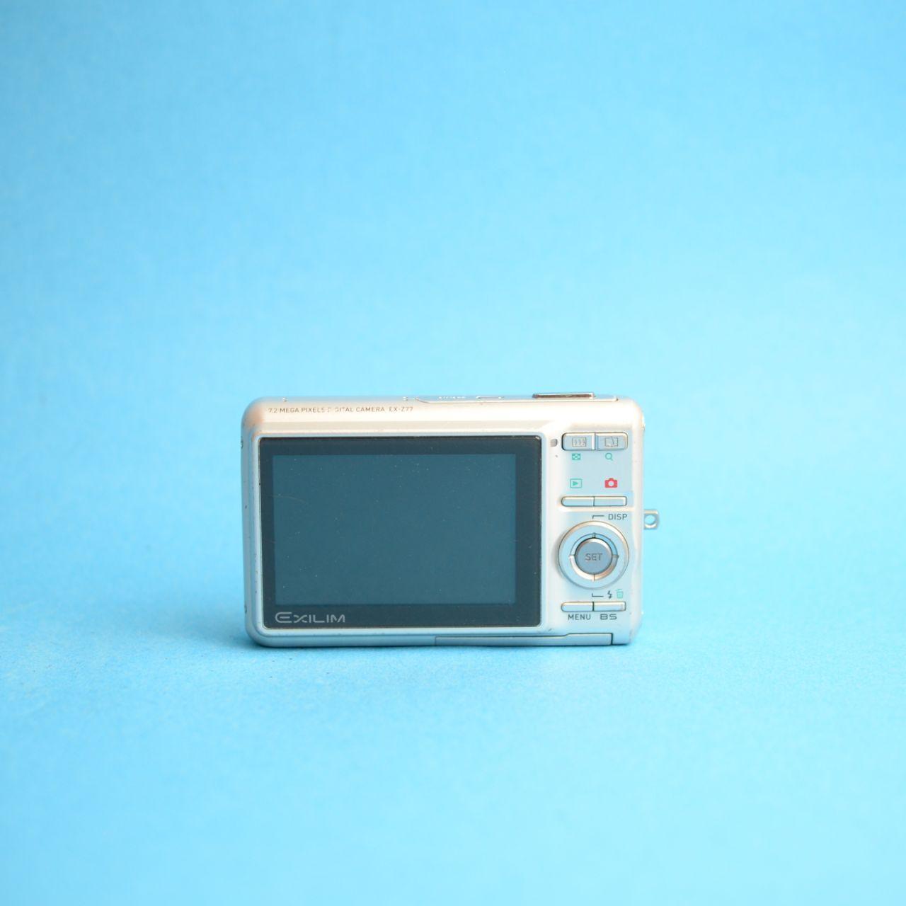 Casio Exilim EX-Z77 Digital Camera | 7.2MP | Tested & Working | Silver