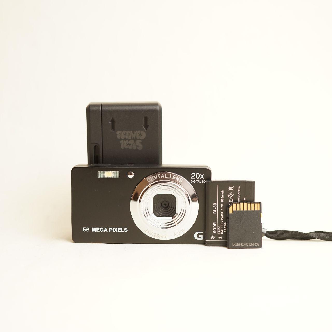 G Digital Camera | “56MP” | Tested & Working | Black