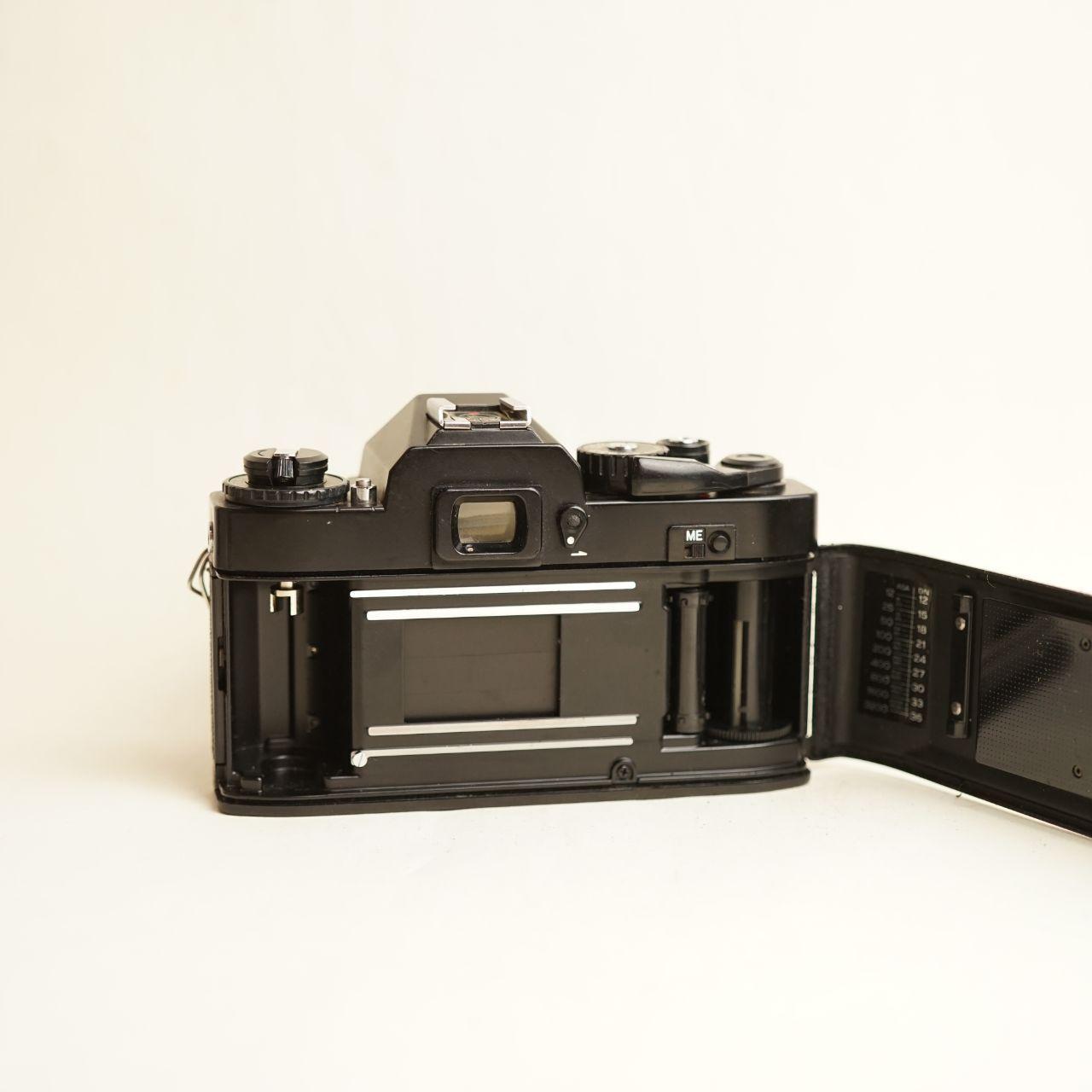 Ricoh XR-2s Film Camera w/ 50mm f/2 Lens | 35mm SLR | Tested & Working | Black & Silver
