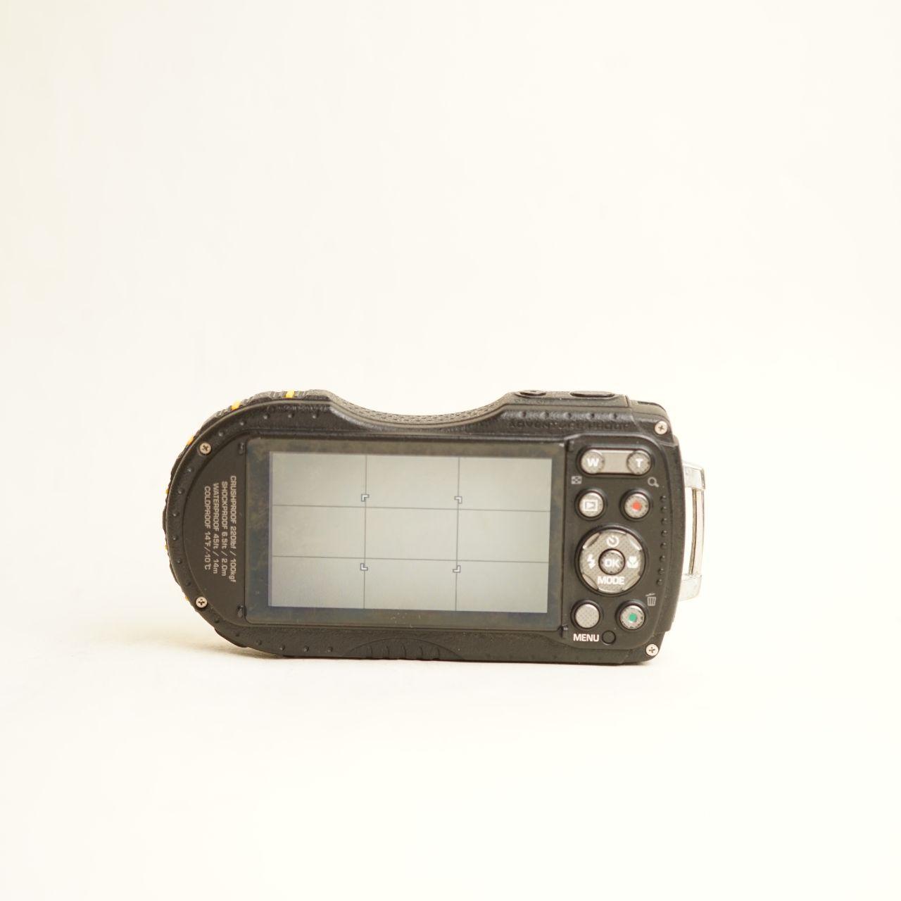 Pentax WG-3 Digital Camera | 16MP | Read Description | Black & Orange