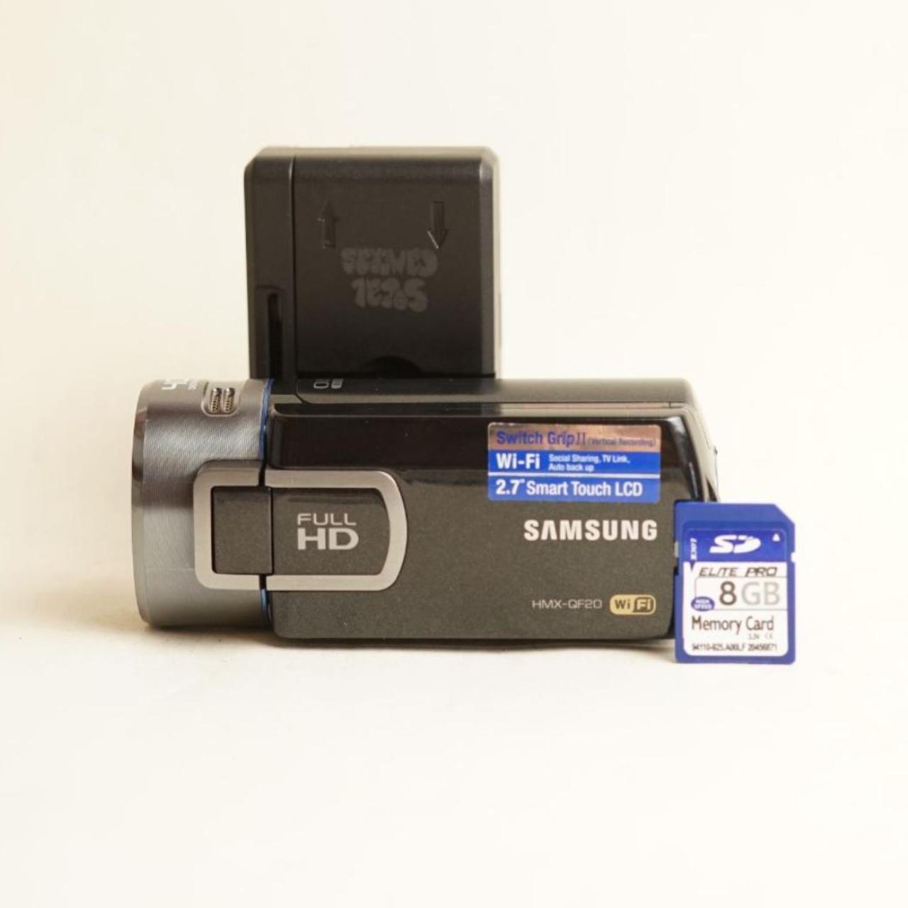 Samsung HMX-QF20 Digital Camcorder | Full HD | Tested & Working | Grey