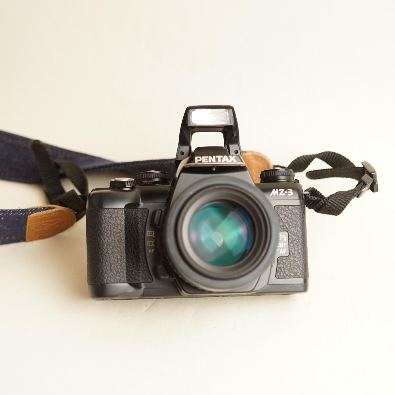 Pentax MZ-3 Film Camera + Pentax 50mm 1.4 Lens | 35mm SLR | Tested & Working | Silver & Black