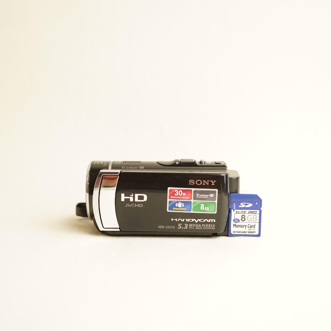 Sony Handycam HDR-CX210 Digital Camcorder | Full HD | Tested & Working | Black