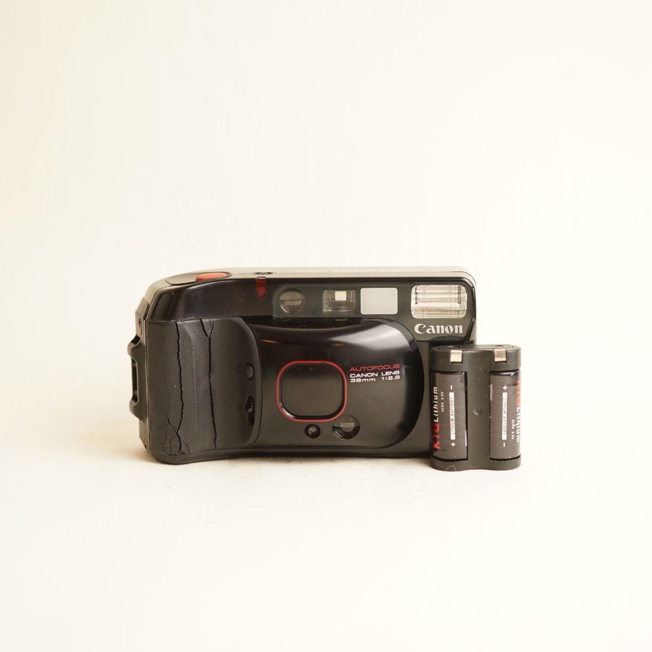 Canon Sure Shot Supreme Film Camera | 35mm Point & Shoot | Tested & Working | Black
