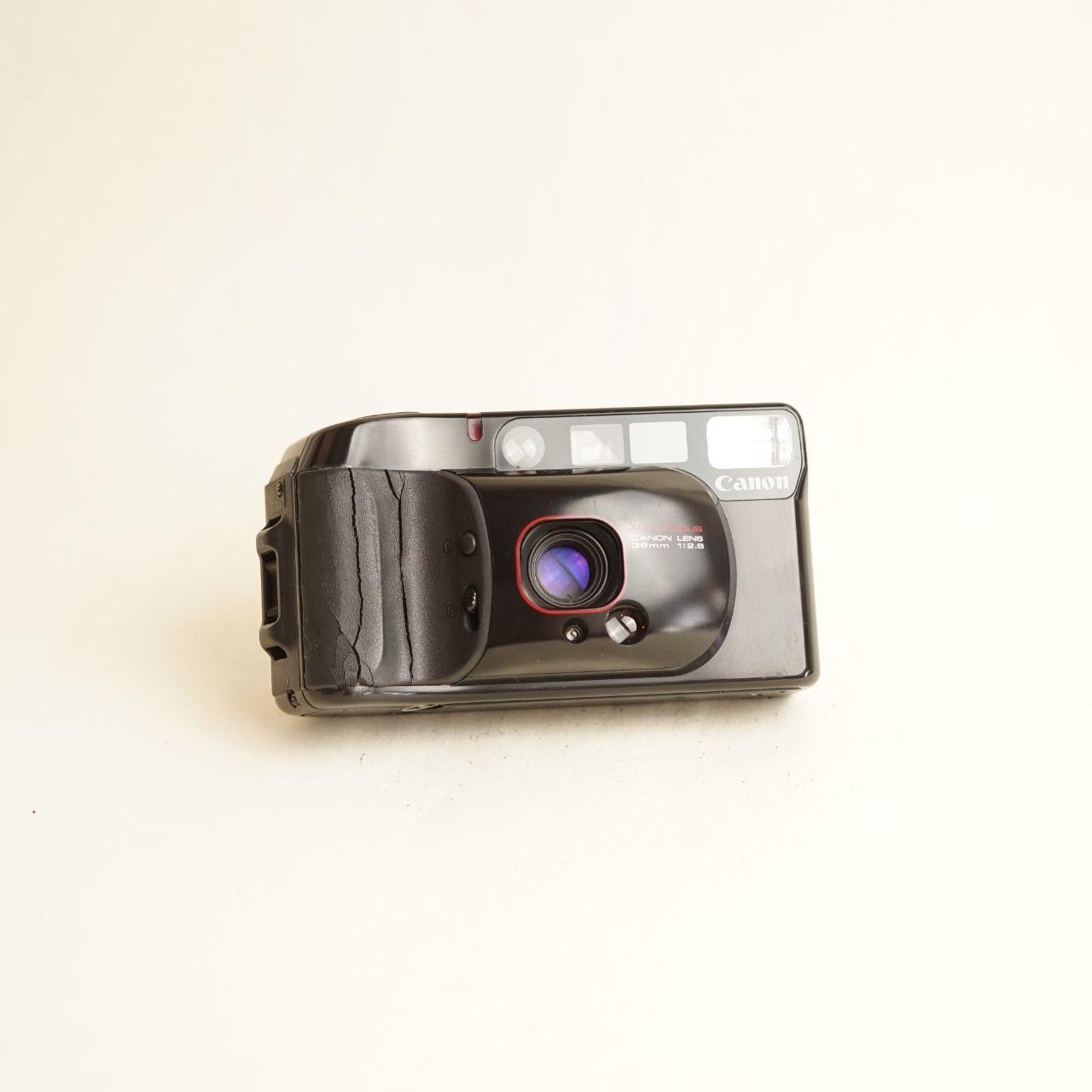 Canon Sure Shot Supreme Film Camera | 35mm Point & Shoot | Tested & Working | Black
