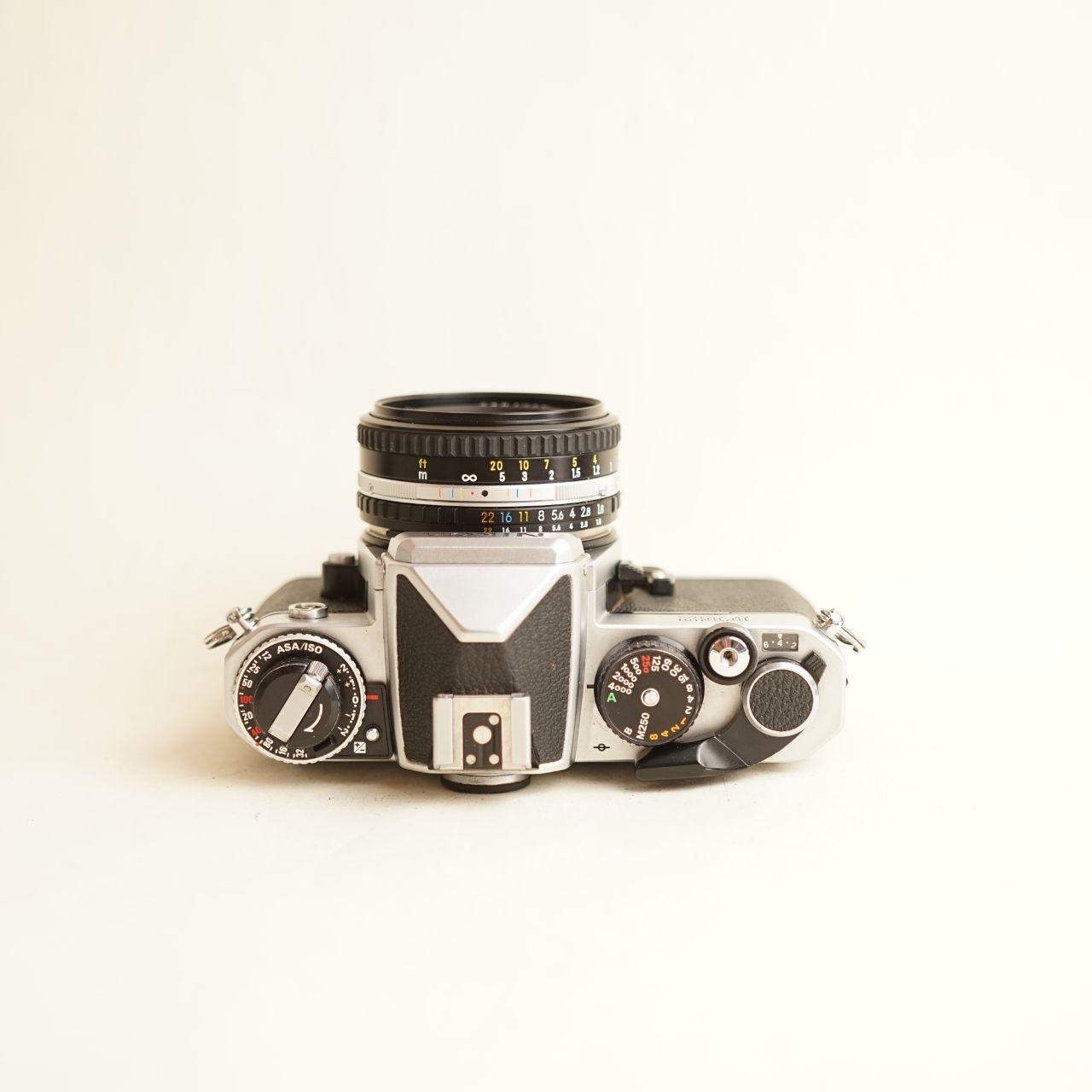 Nikon FE2 Film Camera + Nikon Series E 50mm f/1.8 Lens | 35mm SLR | Tested & Working